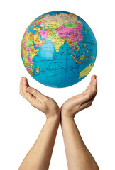 globe earth hand care global virus corona coronavirus epidemic disease environment ecology