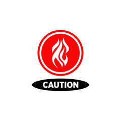 Symbol and logo about warning of highly flammable material