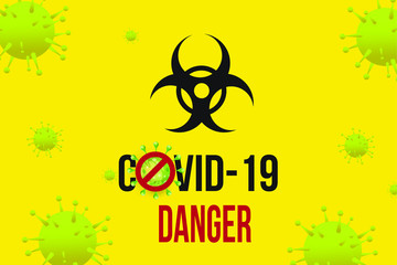Novel coronavirus covid19 spread outbreak background design
