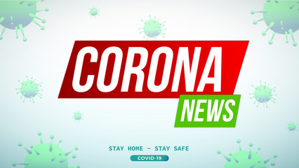 covid19 coronavirus news and updates banner design