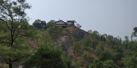castle in the mountains