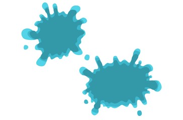 blue liquid splash