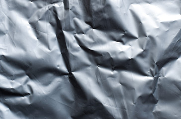 Crumpled Metal Sheet. Dusty Dirty Rough Texture Surface Background. 