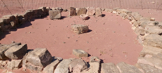 ancient mines in Timna Park in Israel