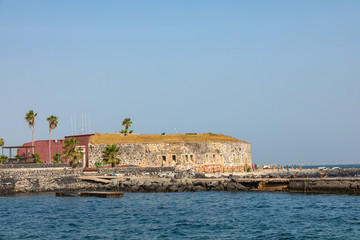 Slavery fortress on Goree island, Dakar, Senegal. West Africa.