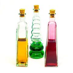 Potion Bottles in Different Colors