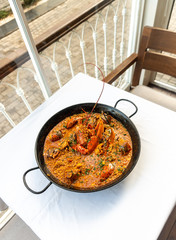 Arroz caldoso con bogavante - Rice with lobster