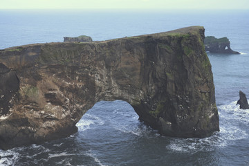 Fototapeta premium Panoramic views of Dyrholaey