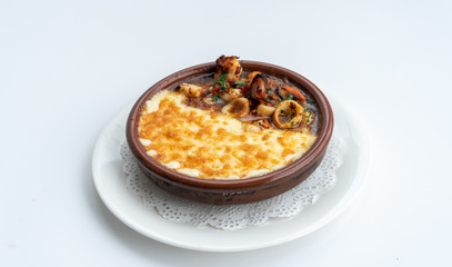 Seafood gratin - Gratinado de mariscos