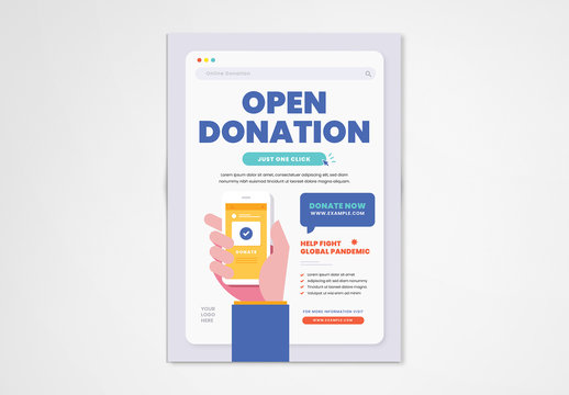 Donation Flyer Layout 
