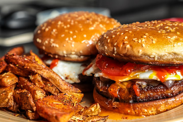 Home Made Beef Burgers