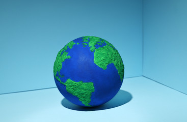 Earth model planet