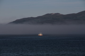 boat on the sea