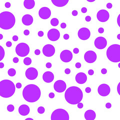 Seamless Purple Circle Pattern. Background and Texture