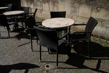 Ein geschlossenes Restaurant