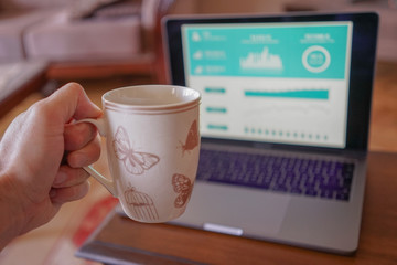 home office is the new trend even if it is not too comfortable.