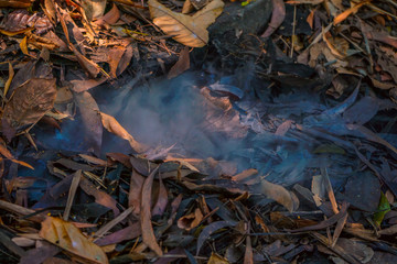 Cu Chi tunnel, historic famous place in Vietnam war, army dig underground dug out to living, now it's heritage destination for Viet Nam travel in Ho Chi Minh city