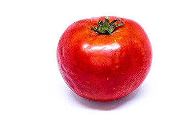 Fresh Tomato on White Background