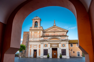 Sanctuary of Our Lady of Divine Love, Madonna del Divino Amore, Rome, Italy.