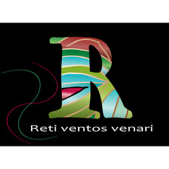 Patterned R Letter, Logo Design on a black background