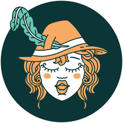 human bard character icon