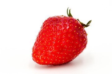 Good red strawberry isolated