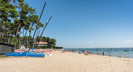 CAP FERRET (Bassin d'Arcachon, France), la plage des Américains