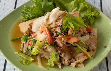 Mixed Thai Food Dishes 