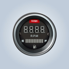Speedometer Motorcycle Car Tachometer Fuel Gauge LED-Digital Display.