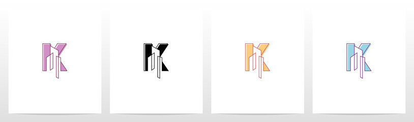 Abstract Building On Letter Logo Design K