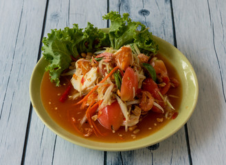 Mixed Thai Food Dishes 