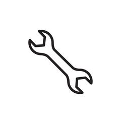 wrench icon vector design template