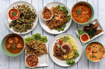 Thai Food Mixed Dishes 