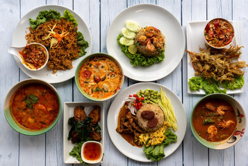 Thai Food Mixed Dishes 