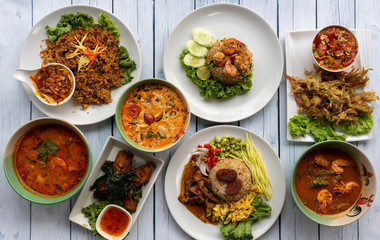 Thai Food Mixed Dishes 