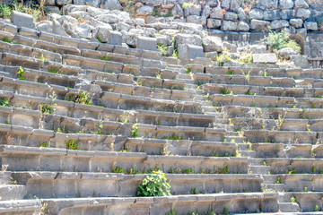 Roman Amphitheatre  ruins at Decapolis city of Gadara