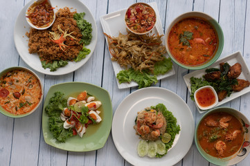 Thai Food Mixed Dishes 