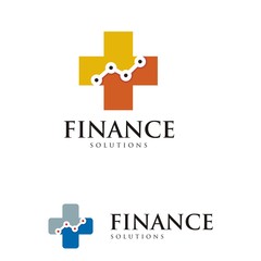 Finance Healthcare Logo Concept 