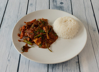 Mixed Thai Food Dishes 