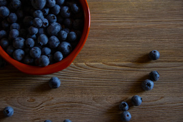 Red bown full of berries