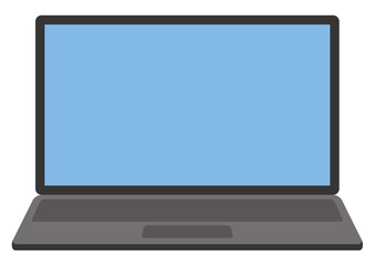 ノートパソコンのイラスト