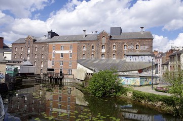 Fototapeta na wymiar Les grands moulins de Rennes