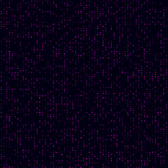 Fototapeta premium Random symbols pattern. Magenta sparse alphabet seamless pattern. Captivating background. Beautiful vector illustration.