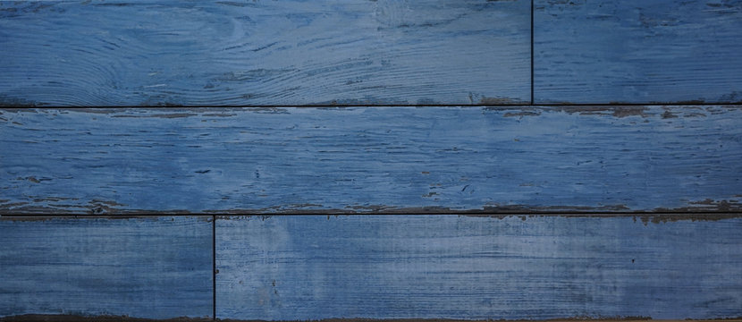 Blue And Gray, Painted And Stripped Wood Coverings