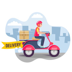 Fototapeta na wymiar Online delivery service , online order tracking, delivery home and office. Scooter delivery. Shipping.