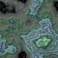 marble agate stony seamless pattern texture background - concrete grey green purple blue color with rough surface