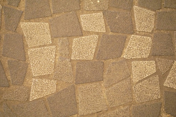 brown and grey floor brick, background, full frame
