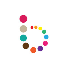 Initial letter B, B  Letter Logo Template vector icon illustration