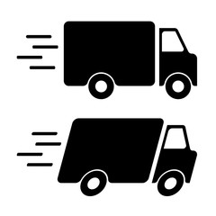 Set of delivery icons. Fast delivery. Vector illustration