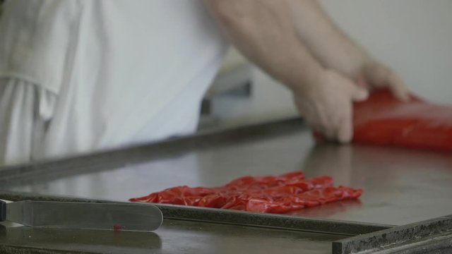 Salt Water Taffy Process Demonstrating Demonstration Pulling Candy Ocean Coast Wrapper Antique Wrapping Machine Chef Gourmet Reads Homemade Candies